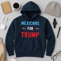 Mexican Americans For Trump Hispanic Vote Republican Gift Hoodie thumb 3