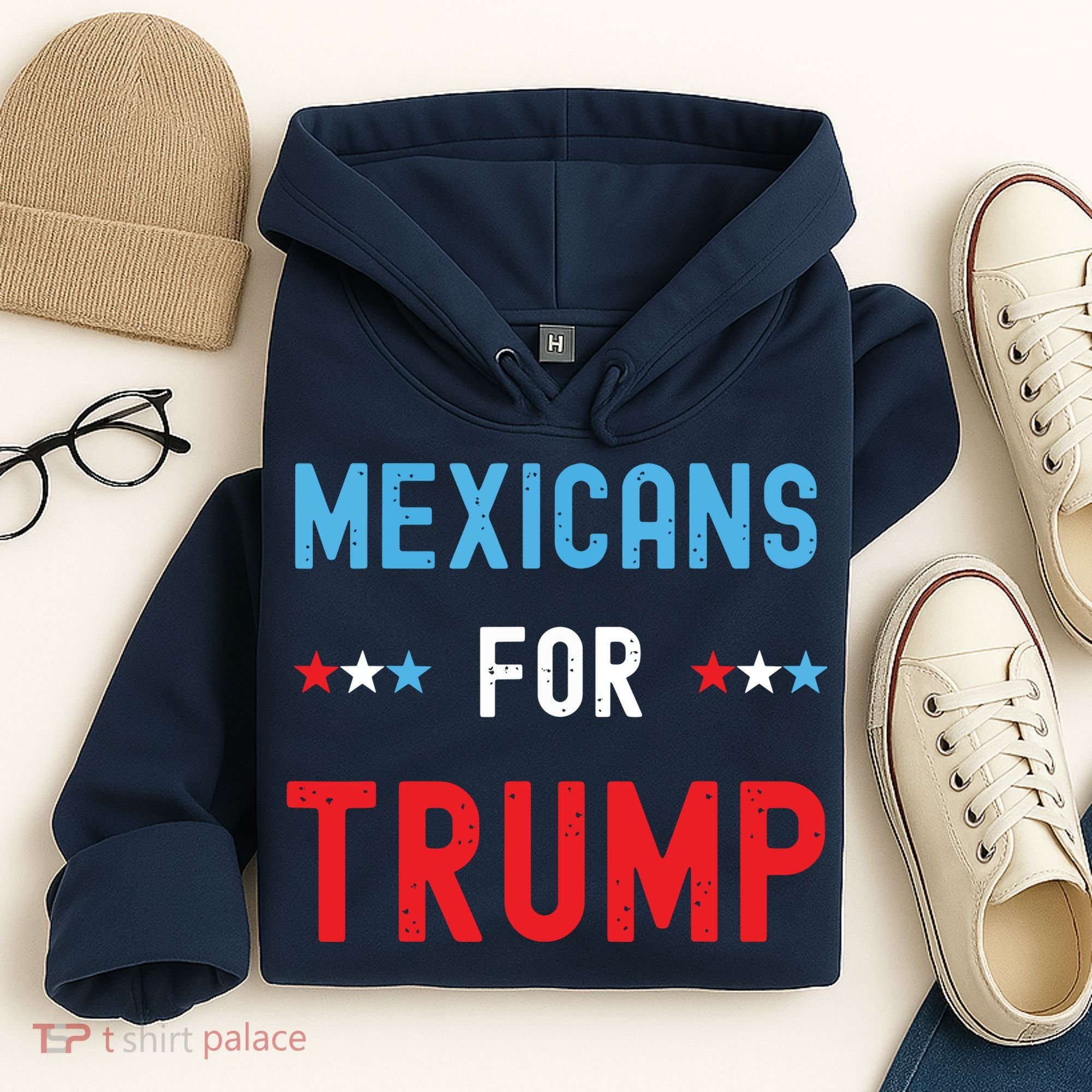 Mexican Americans For Trump Hispanic Vote Republican Gift Hoodie