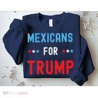 Mexican Americans For Trump Hispanic Vote Republican Gift Sweatshirt thumb 2