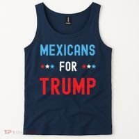 Mexican Americans For Trump Hispanic Vote Republican Gift Tank Top thumb 2