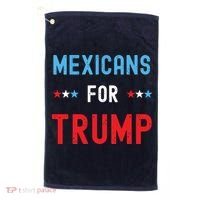 Mexican Americans For Trump Hispanic Vote Republican Gift Golf Towel thumb 0