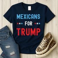 Mexican Americans For Trump Hispanic Vote Republican Gift Women's T-Shirt thumb 3