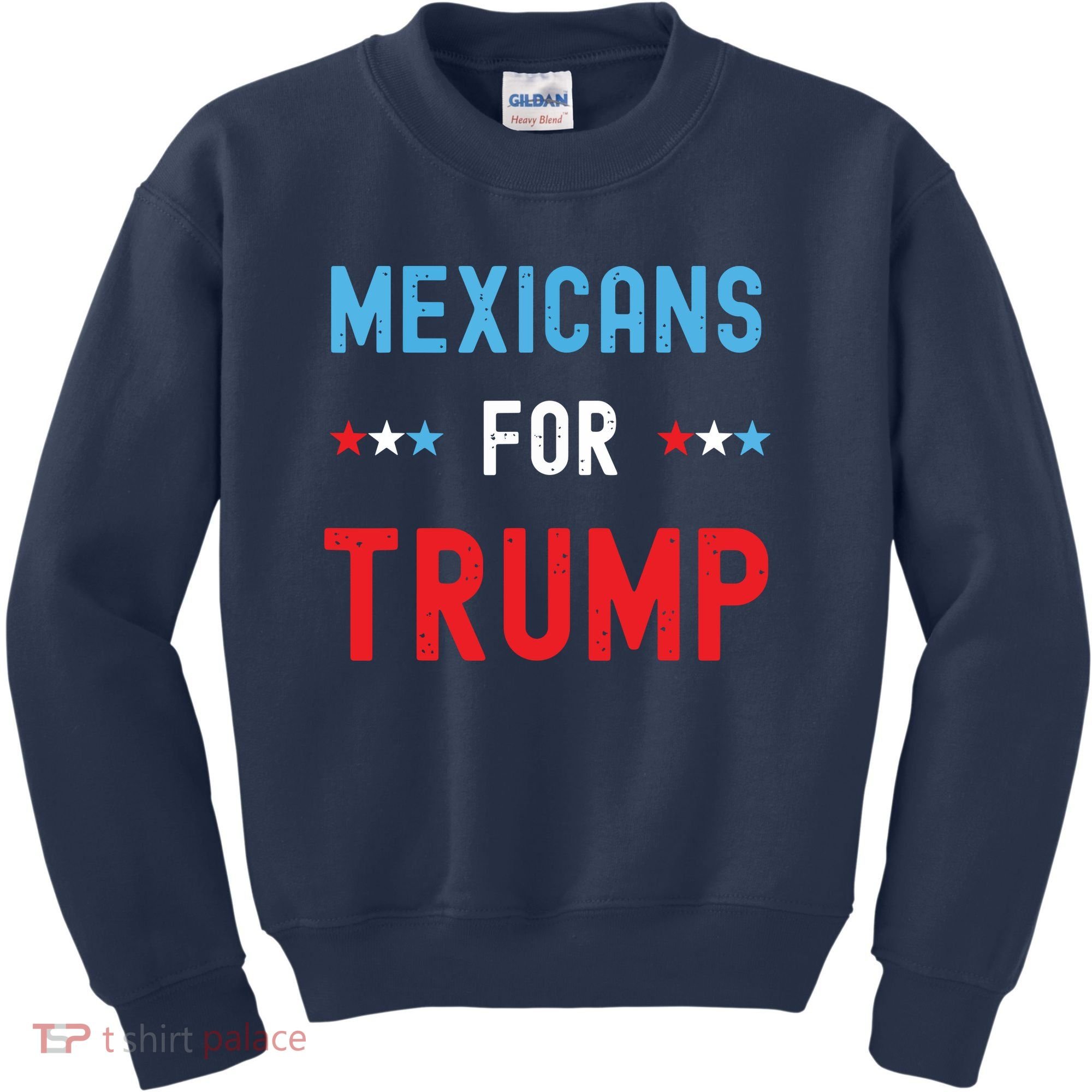 Mexican Americans For Trump Hispanic Vote Republican Gift Kids Sweatshirt