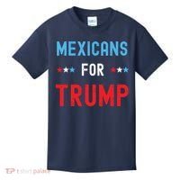 Mexican Americans For Trump Hispanic Vote Republican Gift Kids T-Shirt thumb 0