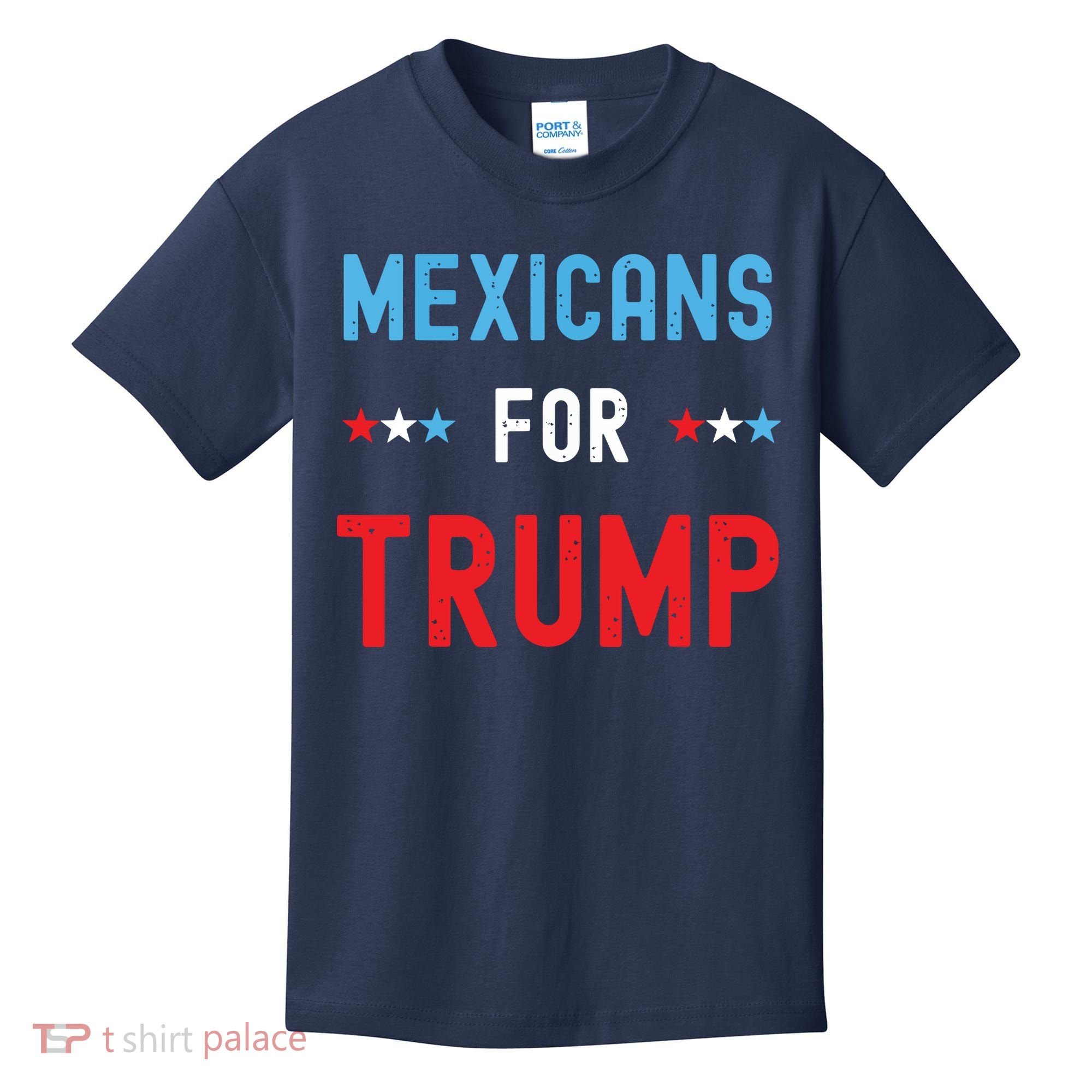 Mexican Americans For Trump Hispanic Vote Republican Gift Kids T-Shirt