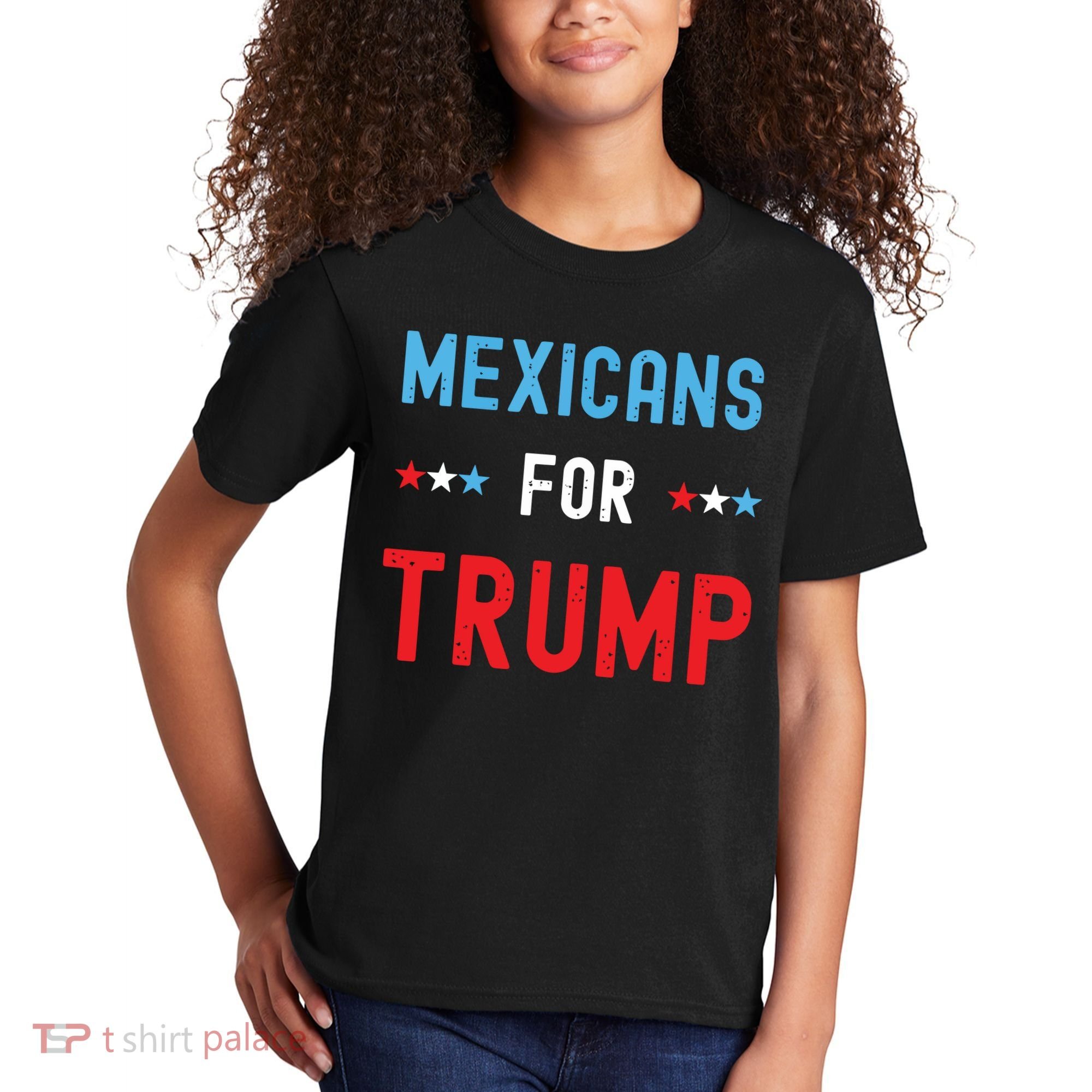 Mexican Americans For Trump Hispanic Vote Republican Gift Kids T-Shirt
