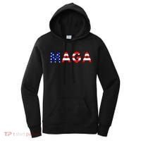 Maga American Flag Women's Hoodie thumb 0
