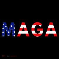 Maga American Flag Ornament thumb 1