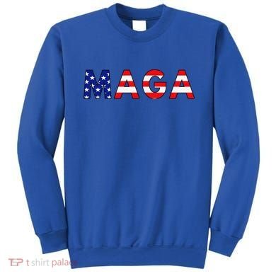 Maga American Flag Sweatshirt