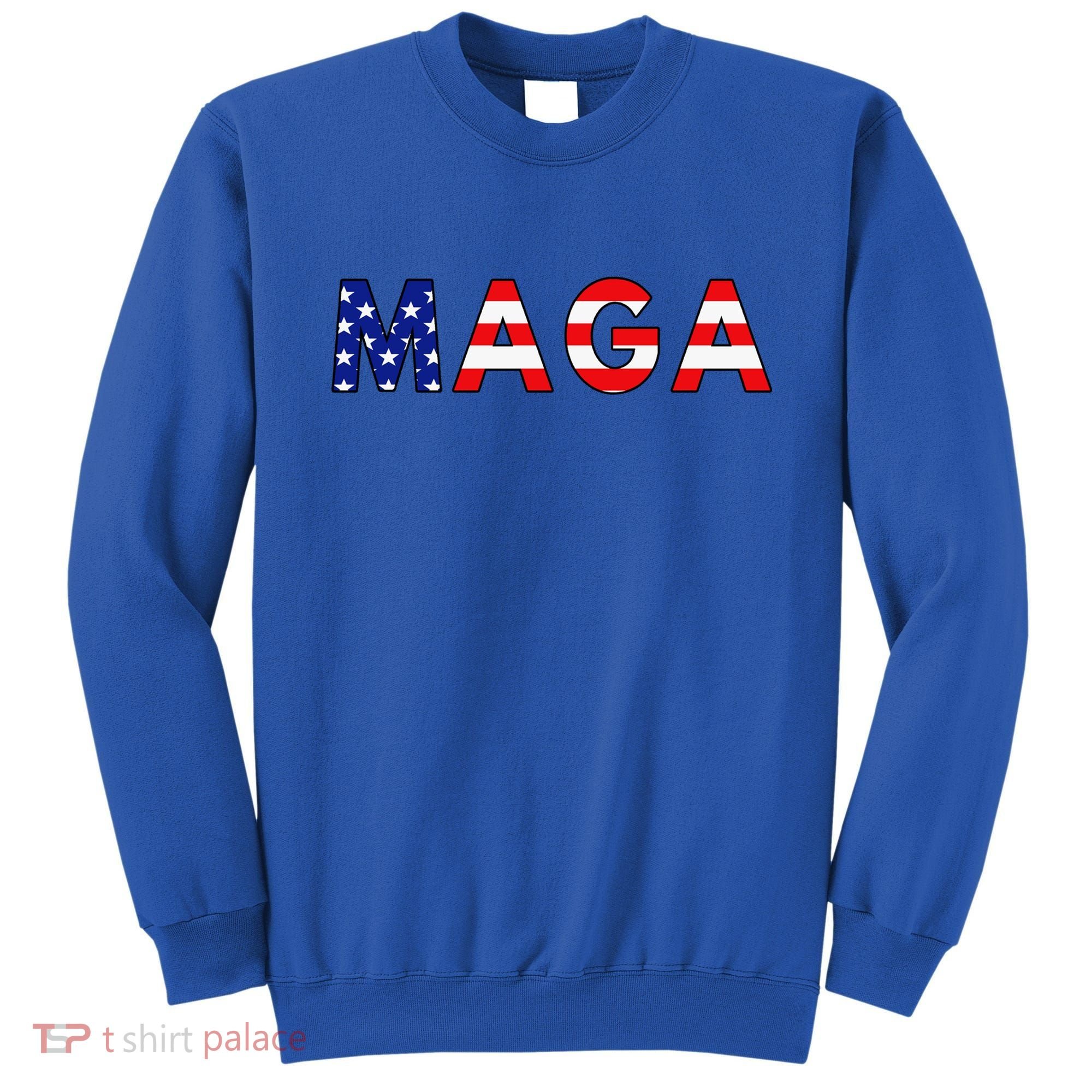 Maga American Flag Sweatshirt