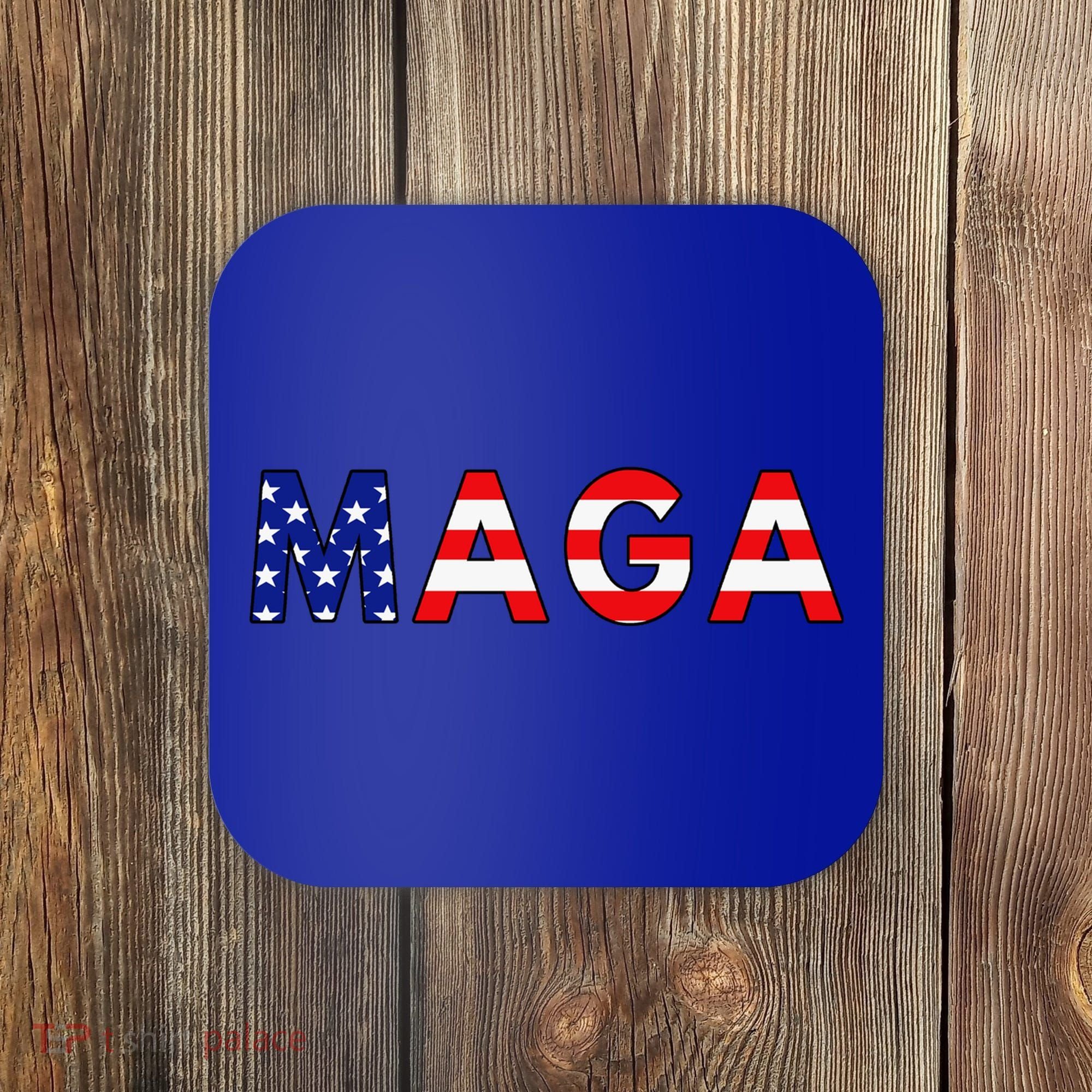Maga American Flag Coaster