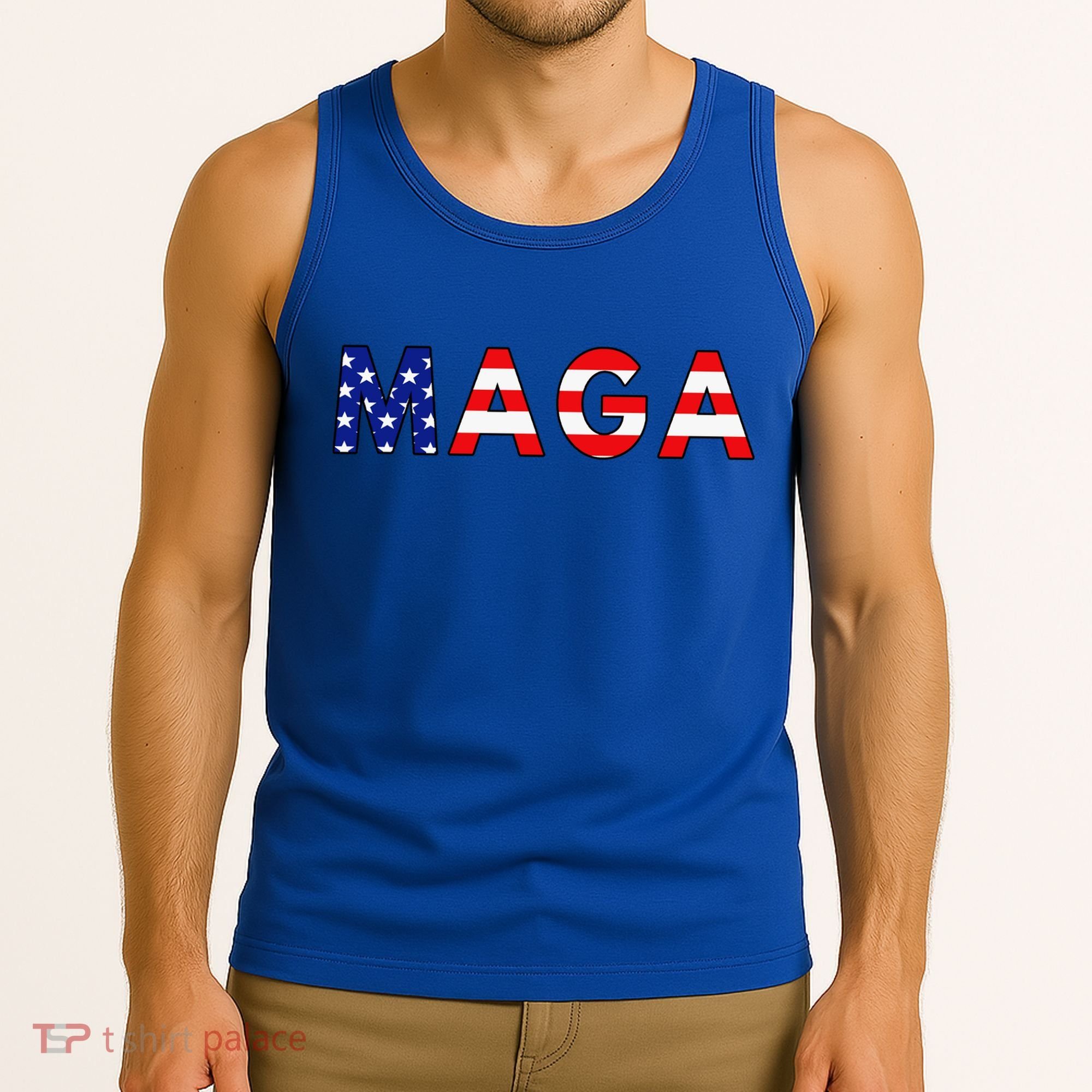 Maga American Flag Tank Top