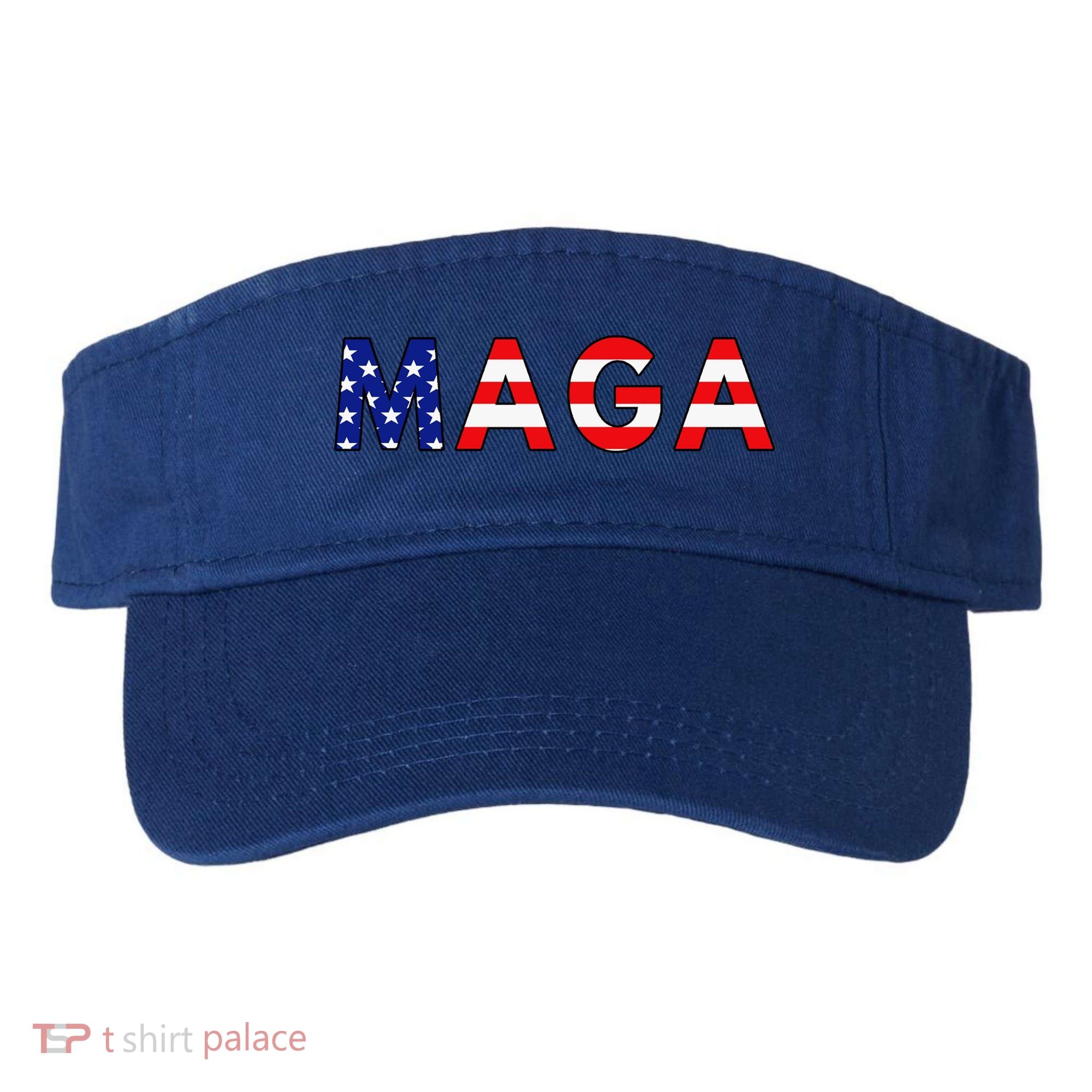 Maga American Flag Visor