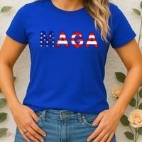 Maga American Flag Women's T-Shirt thumb 2