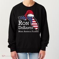 Make America Florida Ron DeSanta DeSantis Election Christmas Women's Sweatshirt thumb 0