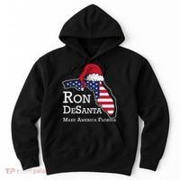 Make America Florida Ron DeSanta DeSantis Election Christmas Hoodie thumb 0