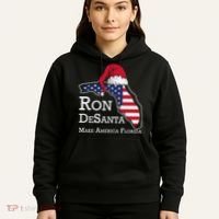 Make America Florida Ron DeSanta DeSantis Election Christmas Hoodie thumb 5