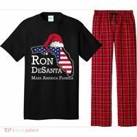 Make America Florida Ron DeSanta DeSantis Election Christmas Pajama Set thumb 0