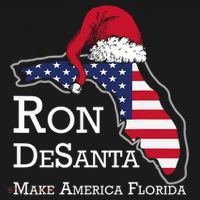 Make America Florida Ron DeSanta DeSantis Election Christmas Women's Hoodie thumb 2