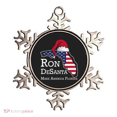 Make America Florida Ron DeSanta DeSantis Election Christmas Ornament