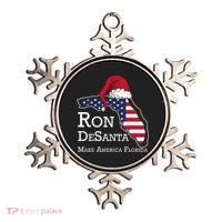 Make America Florida Ron DeSanta DeSantis Election Christmas Ornament thumb 0