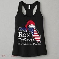 Make America Florida Ron DeSanta DeSantis Election Christmas Women's Tank Top thumb 3