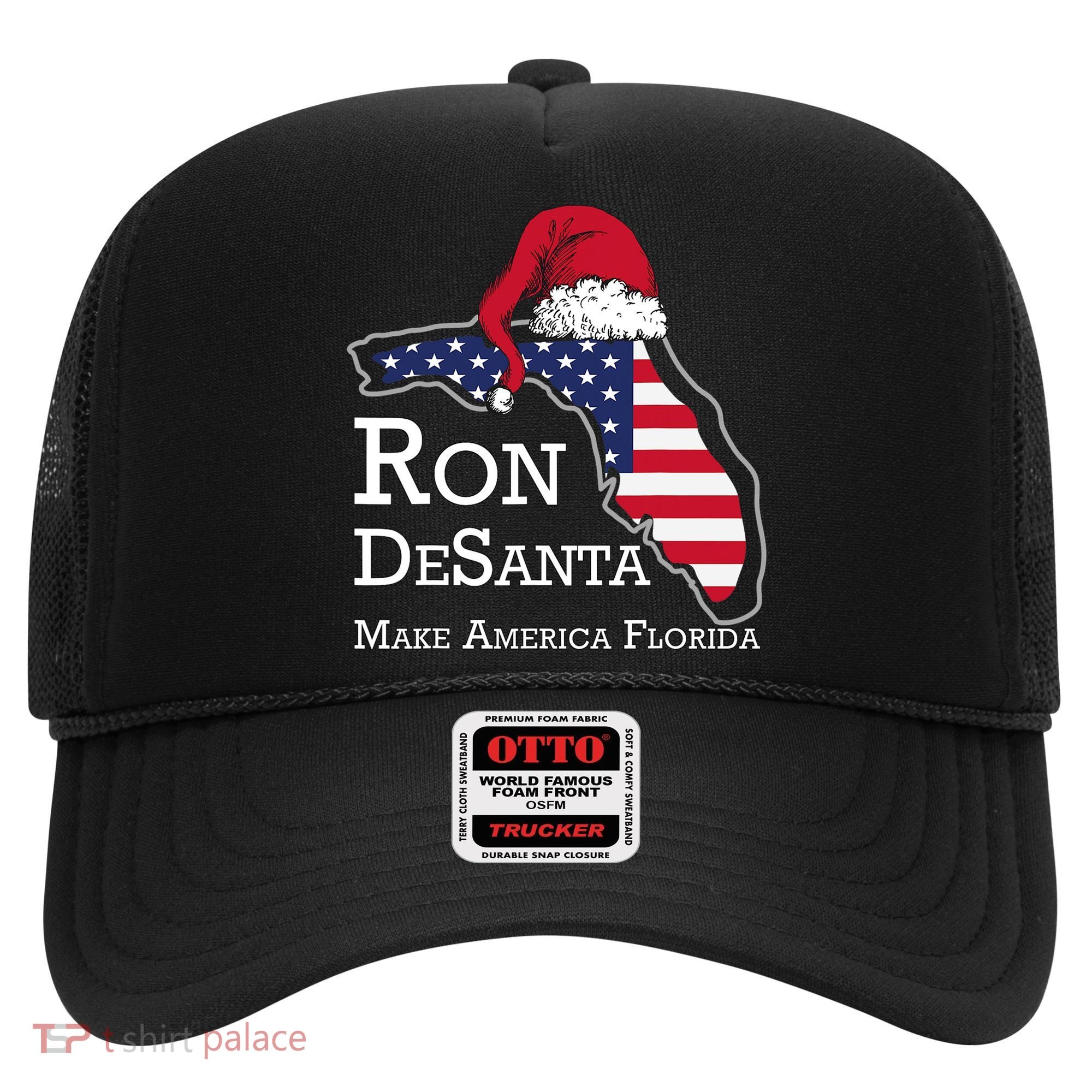 Make America Florida Ron DeSanta DeSantis Election Christmas Hat