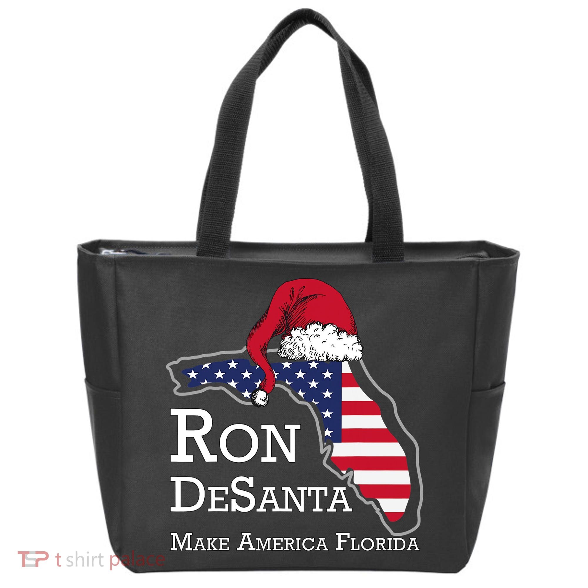 Make America Florida Ron DeSanta DeSantis Election Christmas Tote Bag