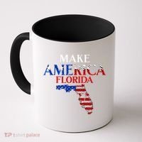 Make America Florida Funny Patriotic Freedom USA Coffee Mug thumb 0