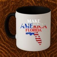 Make America Florida Funny Patriotic Freedom USA Coffee Mug thumb 2