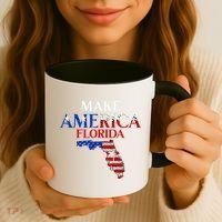 Make America Florida Funny Patriotic Freedom USA Coffee Mug thumb 3