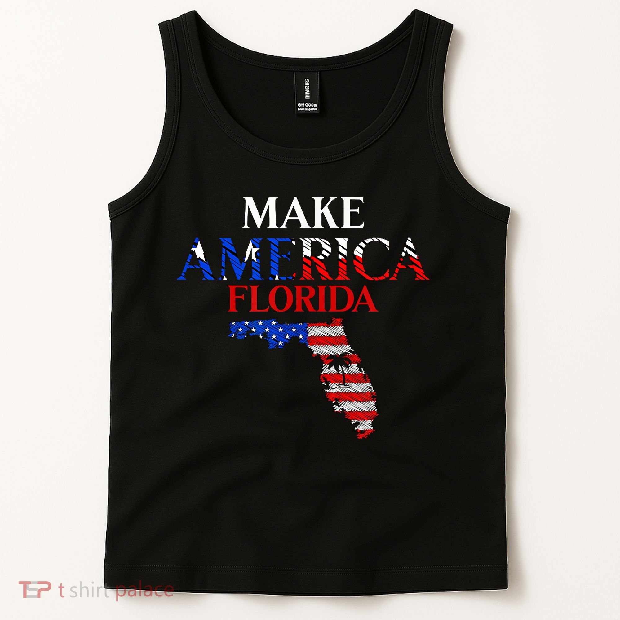 Make America Florida Funny Patriotic Freedom USA Tank Top