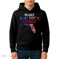 Make America Florida Funny Patriotic Freedom USA Kids Hoodie thumb 4