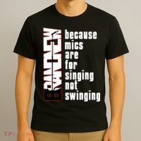 Mics Are For Singing Not Swinging T-Shirt thumb 3