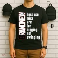 Mics Are For Singing Not Swinging T-Shirt thumb 6