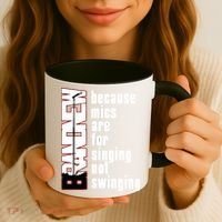 Mics Are For Singing Not Swinging Coffee Mug thumb 3