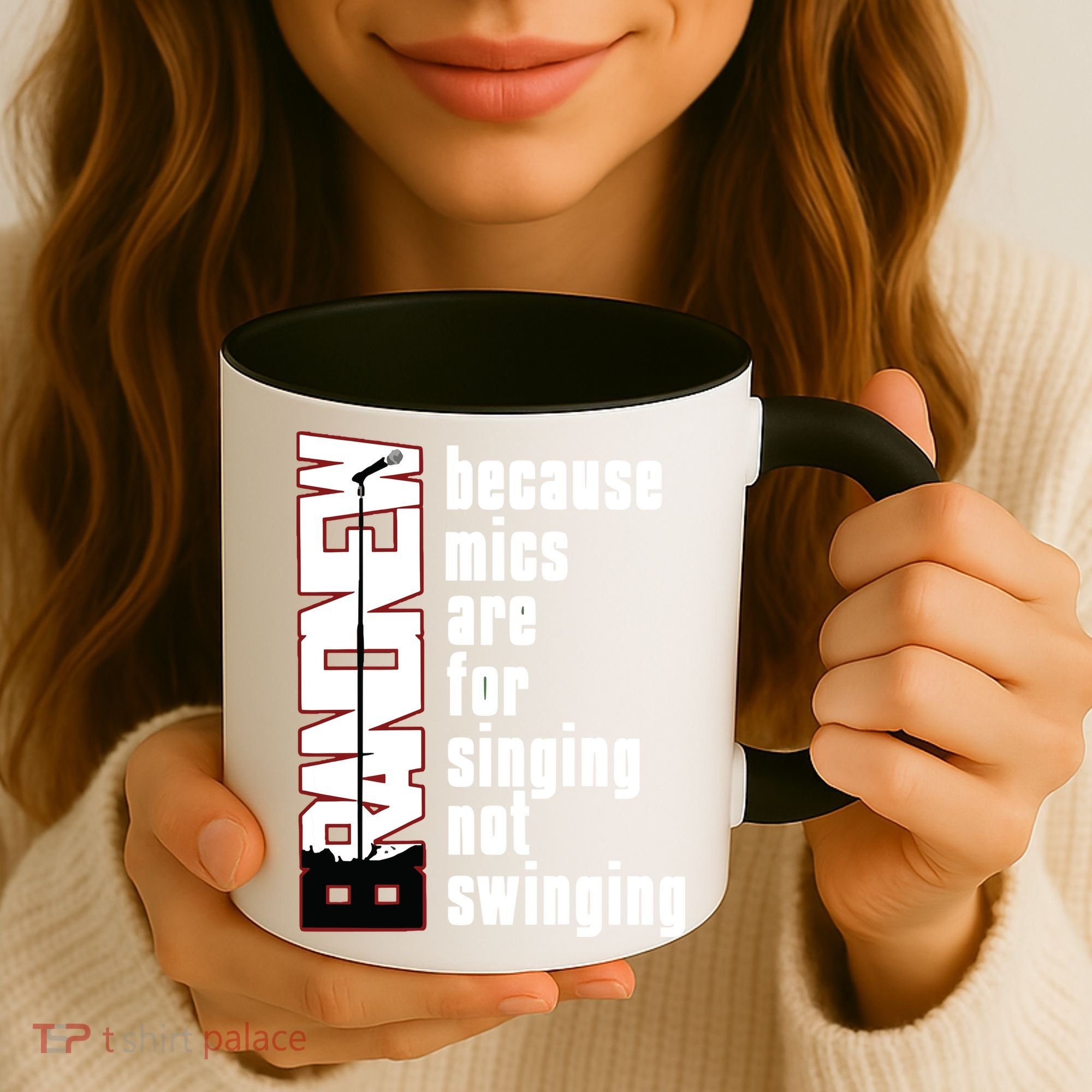 Mics Are For Singing Not Swinging Coffee Mug