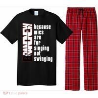 Mics Are For Singing Not Swinging Pajama Set thumb 0