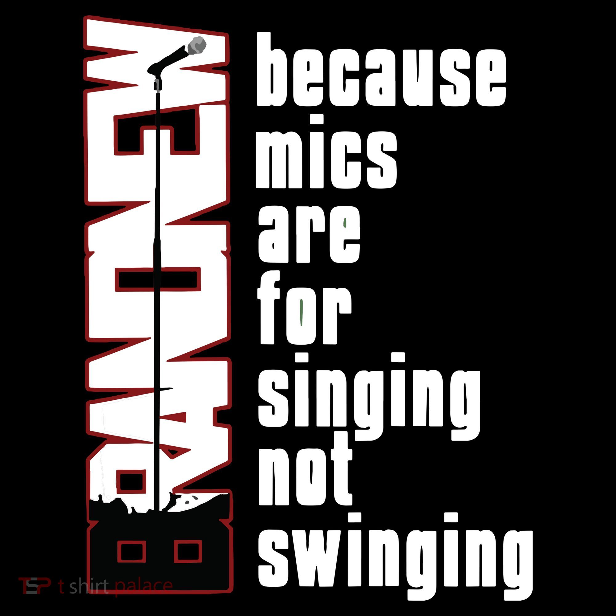 Mics Are For Singing Not Swinging Kids Sweatshirt