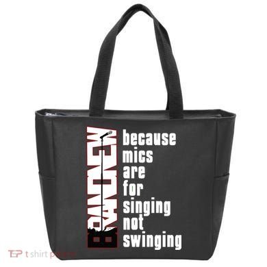 Mics Are For Singing Not Swinging Tote Bag