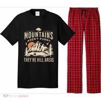 Mountains ArenT Funny TheyRe Hill Areas Funny Hiking Pun Pajama Set thumb 0