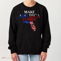 Make America Florida Funny Patriotic Freedom USA Women's Sweatshirt thumb 0