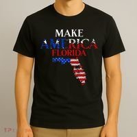 Make America Florida Funny Patriotic Freedom USA T-Shirt thumb 3