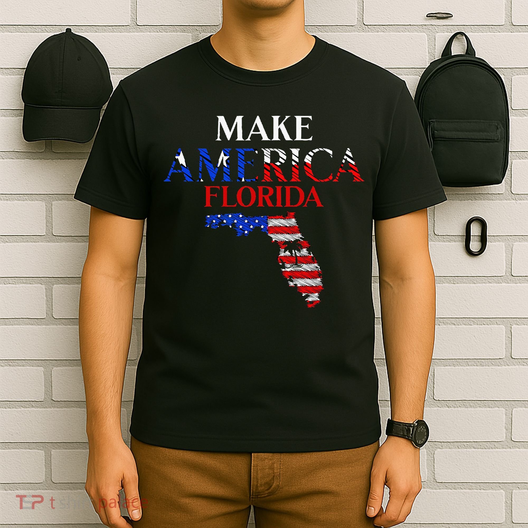 Make America Florida Funny Patriotic Freedom USA T-Shirt