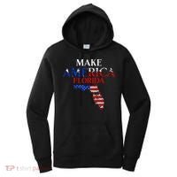Make America Florida Funny Patriotic Freedom USA Women's Hoodie thumb 0