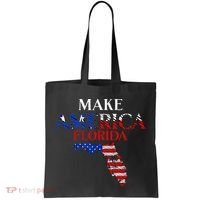 Make America Florida Funny Patriotic Freedom USA Tote Bag thumb 0