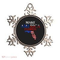 Make America Florida Funny Patriotic Freedom USA Ornament thumb 0
