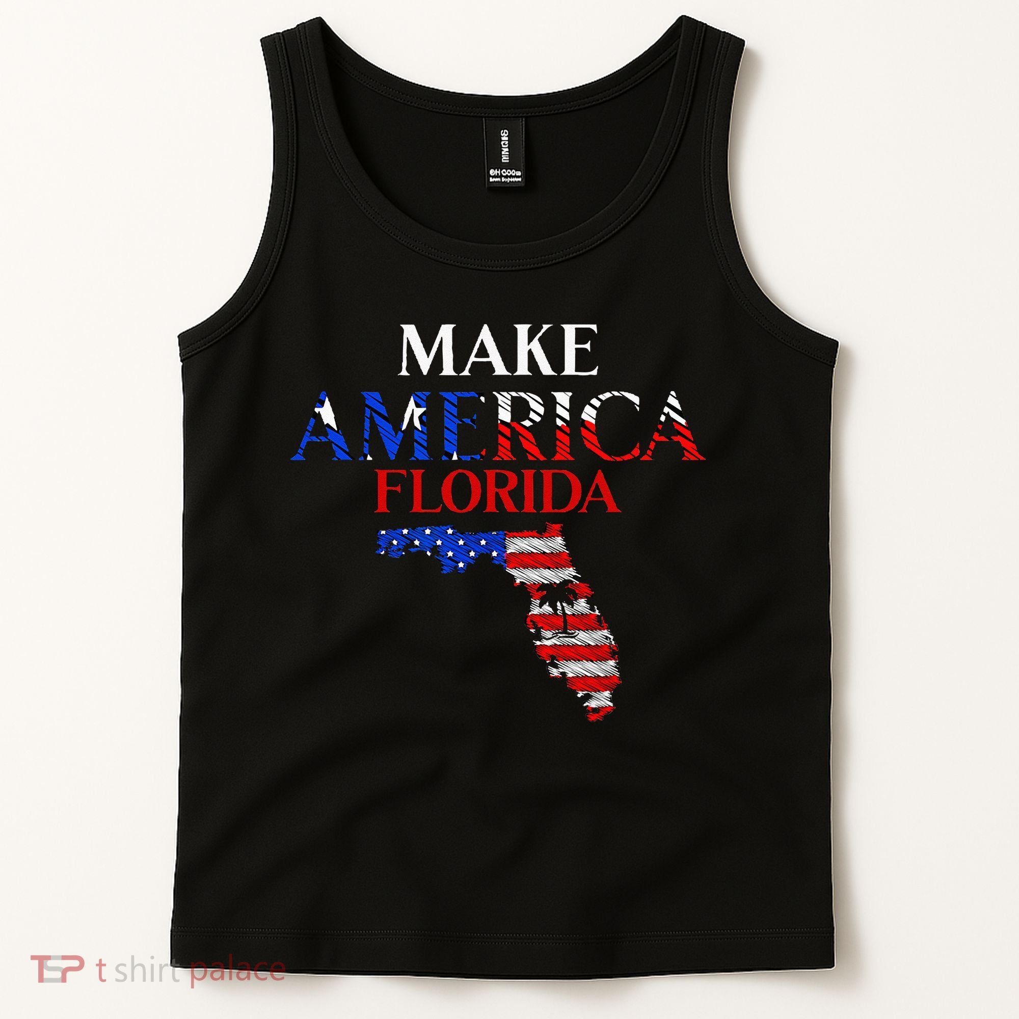 Make America Florida Funny Patriotic Freedom USA Tank Top