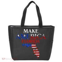 Make America Florida Funny Patriotic Freedom USA Tote Bag thumb 0