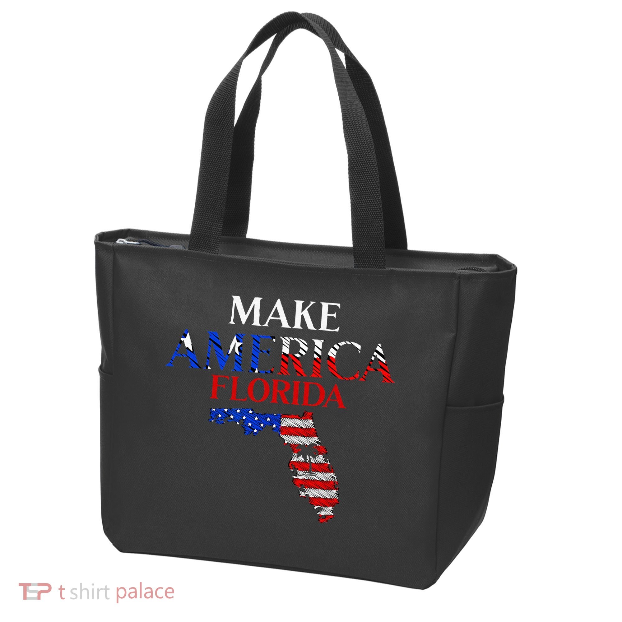 Make America Florida Funny Patriotic Freedom USA Tote Bag